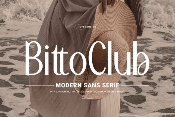 Bitto Club: A Refined Sans Serif for Modern Branding