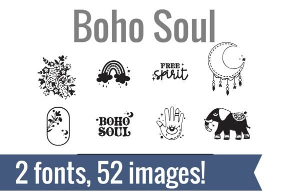 Boho Soul Dingbats: A Magical Font for Creative Makers