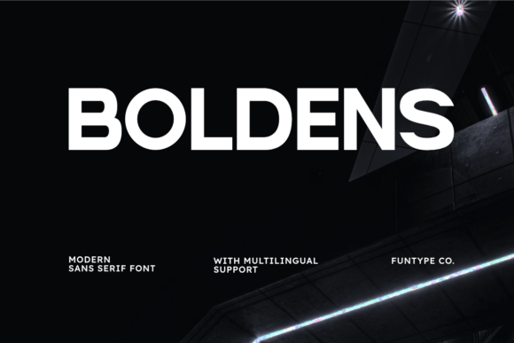 Boldens: A Modern Sans Serif Font for Digital Impact