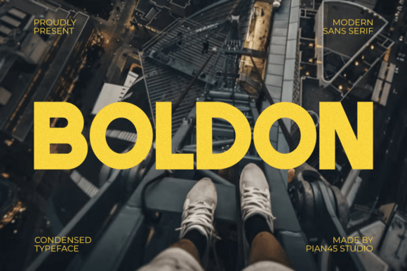 Boldon: A Modern Sans Serif Font for Strong Branding