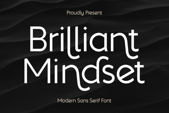 Brilliant Mindset: A Modern Sans Serif Font for Web Design
