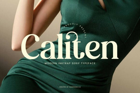 Caliten: A Modern Serif Font for Handmade Creations