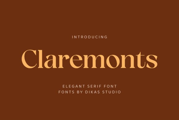 Claremonts: Elevating Campaigns with Bold Serif Typography