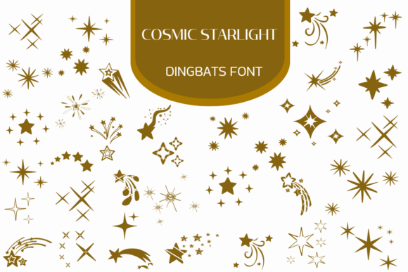 Cosmic Starlight Font for Editorial Design