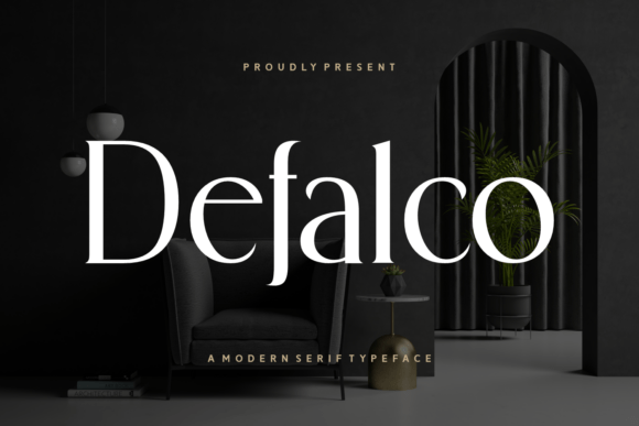 Defalco: A Modern Serif Font for Editorial Design