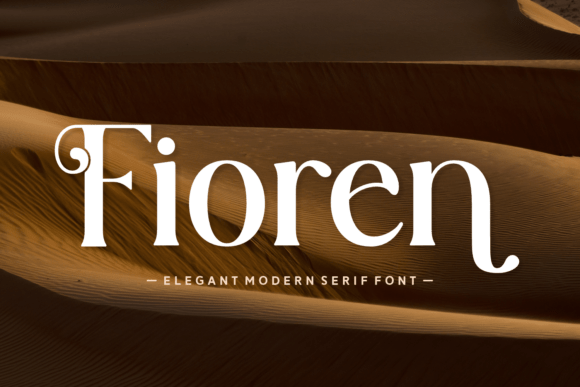 Fioren: A Modern Serif Font for Elegant Editorial Design