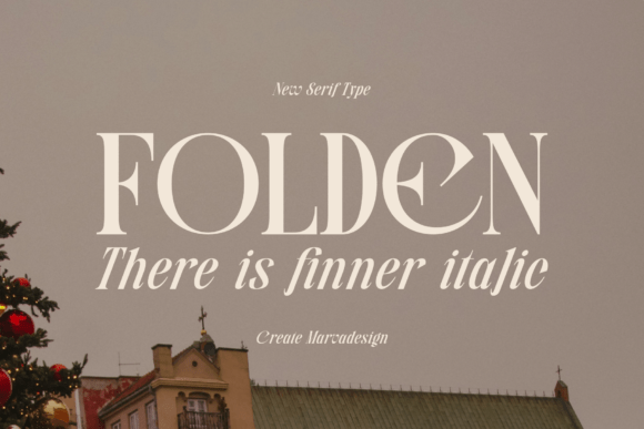 Folden: A Serif Font That Elevates Handmade Creations