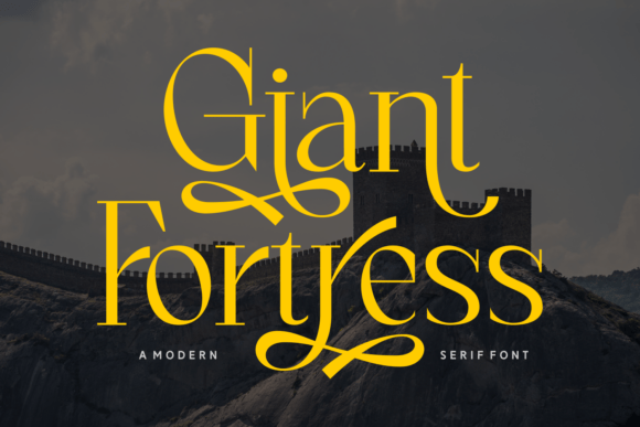Giant Fortress: The Serif Font That Elevates Campaign Impact