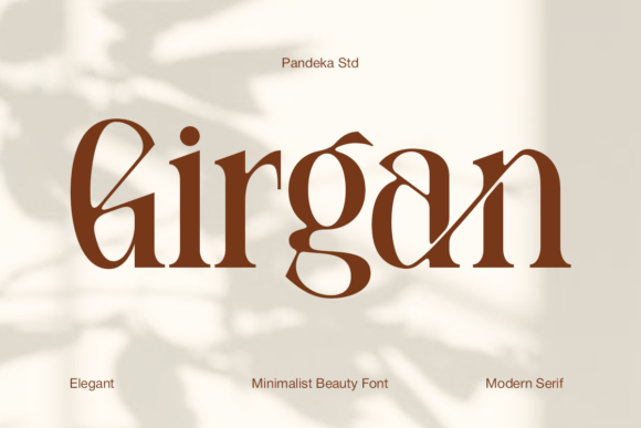 Girgan Font for Modern Campaign Design