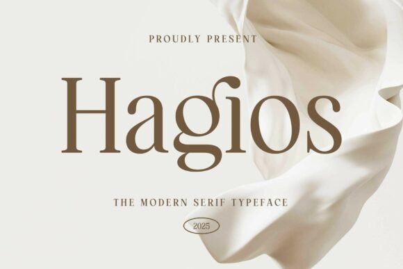 Hagios: A Timeless Serif Font for Modern Editorial Design