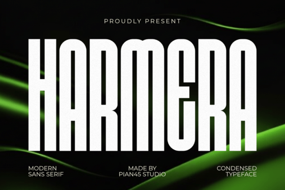 Harmera: A Bold Sans Serif Font for Digital Branding