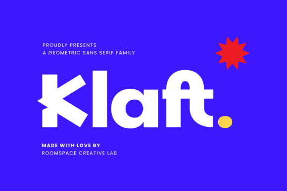 Klaft: A Modern Sans Serif Font for Editorial Design