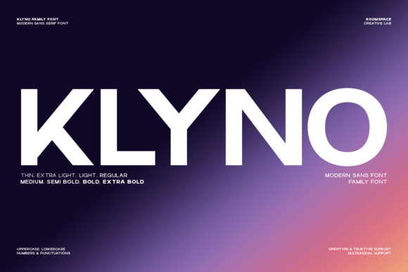 Klyno: A Modern Sans Serif Font for Campaign Clarity