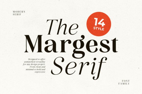 Margest: A Modern Serif Font with Timeless Appeal
