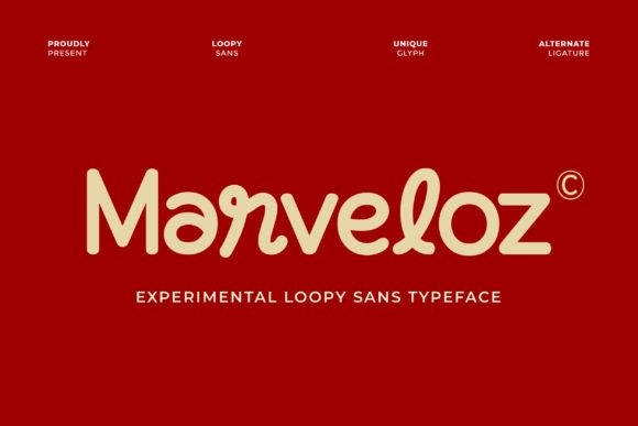 Marveloz: A Playful Sans Serif Font for Digital Marketing