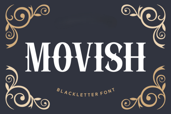 Movish Font for Handmade Creations