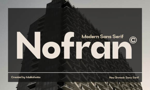 Nofran - Modern Sans Serif for Digital Marketing