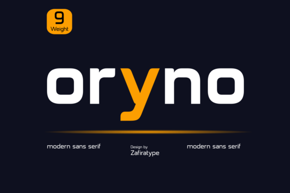 Oryno: A Modern Sans Serif Font for Web Design