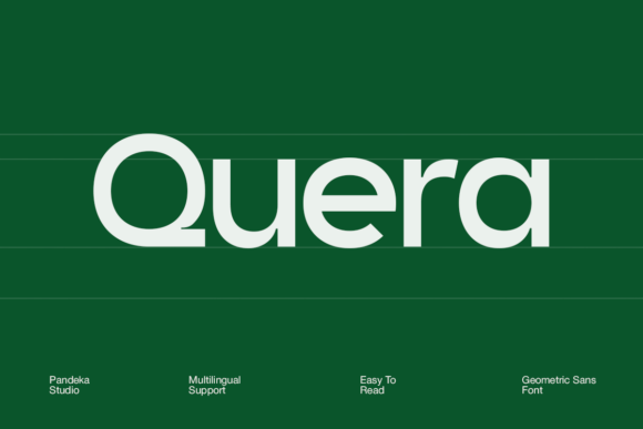 Quera: A Modern Sans Serif Font for Handmade Creations
