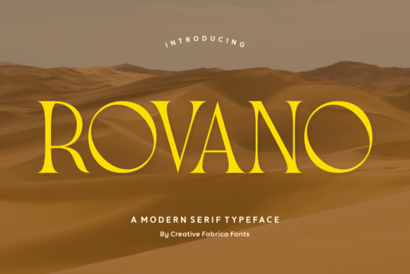 Rovano Serif Font for Handmade Creations