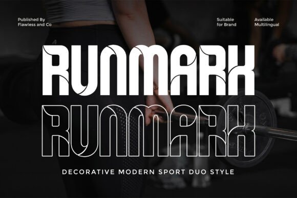 Runmark: A Sporty Sans Serif Font for Modern Branding