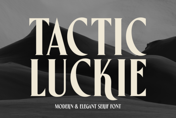Tactic Luckie: A Serif Font That Elevates Branding