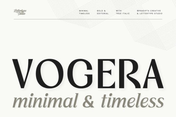 Vogera Serif Font Review for Real Projects