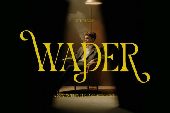 Wader Font for Campaign Design: A Modern Serif with Graceful Appeal