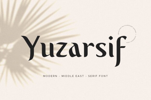 Yuzarsif: A Modern Serif Font for Web Design